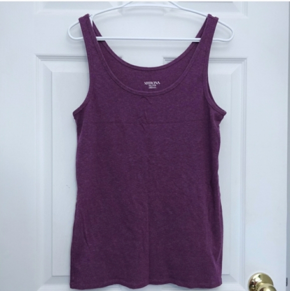 2 FOR 1: Purple & Grey Stretchy Tank Tops - Picture 4 of 4